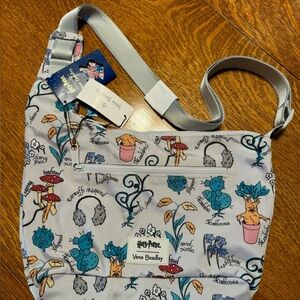 Vera Bradley Harry Potter Reactive Crossbody Sling Herbology Ditsy Pattern Rare